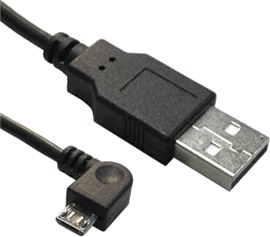 Microconnect Usb Kabel Micro Usb Type B Hann Vinklet Til Usb Hann 1.8 M Microconnect Usb Kabel Micro Usb Type B Hann Vinklet Til Usb Hann 1.8 M