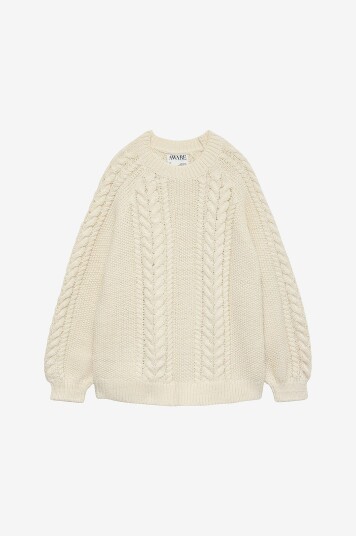 Vero Moda Genser Awtoa LS O neck Knit Grå