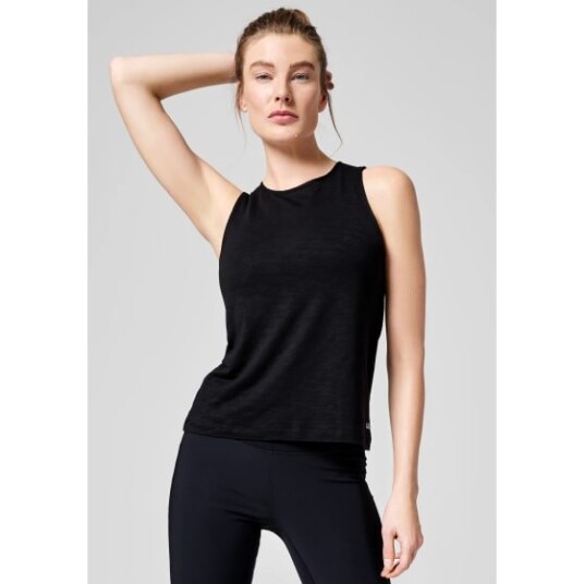 Casall Soft Texture Tank Dame Black 42 Casall Soft Texture Tank Dame Black 42