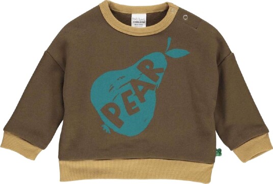 Freds World Collegegenser   Veggie   Brown Mist m. Trykk   Freds World   1 år 80   Collegegenser   Brun