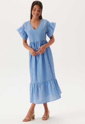 Object Collectors Item Objvita S/S Long Dress Cornflower blue 42