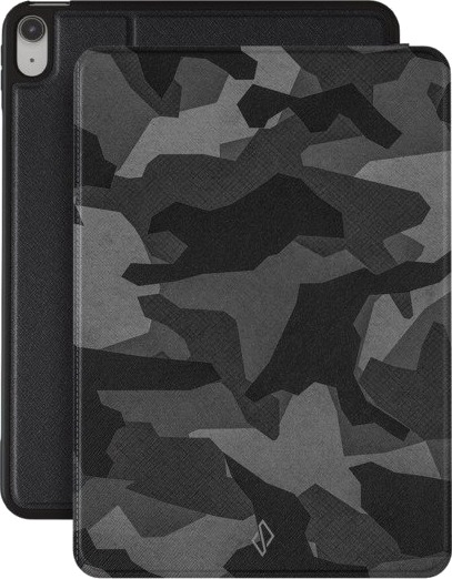 Burga Deksel til Apple iPad 10.9" Night Black Camo Burga Deksel til Apple iPad 10.9" Night Black Camo