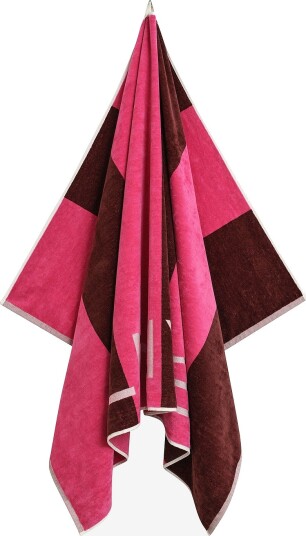 Gant Home Badehåndkle Block Stripe Rosa Gant Home Badehåndkle Block Stripe Rosa