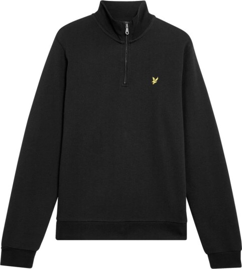 Lyle & Scott Loopback Quarter Zip Sweat - Black - XXL