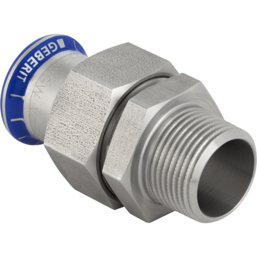 Geberit Mapress 35mm Tippunion med Utvendige Gjenger til Hydraulikk