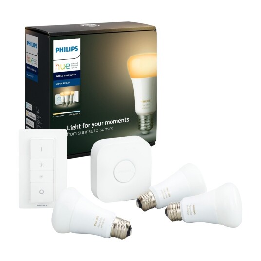 Philips Hue E27 BT White Ambiance Startsett