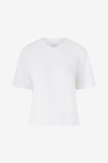 Hummel T skjorte hmlMT Vanja Boxy Short T shirt Hvit