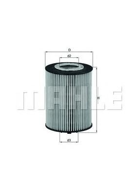 Oljefilter KNECHT OX 367D Oljefilter KNECHT OX 367D