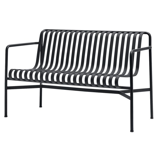 Hay Palissade Dining Bench Armrest Iron Red Benk Hay Palissade Dining Bench Armrest Iron Red Benk