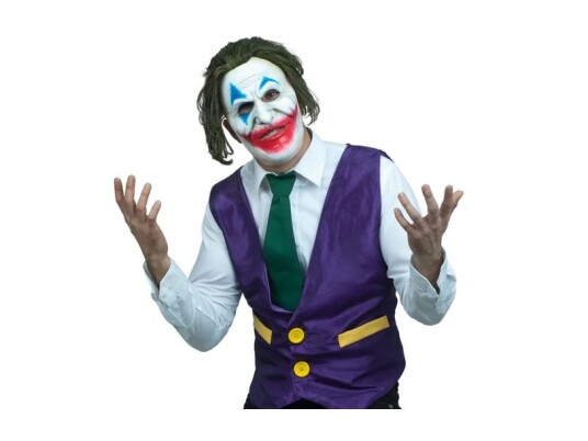 Partychimp Mr. Smiley Vest Og Maske Partychimp Mr. Smiley Vest Og Maske