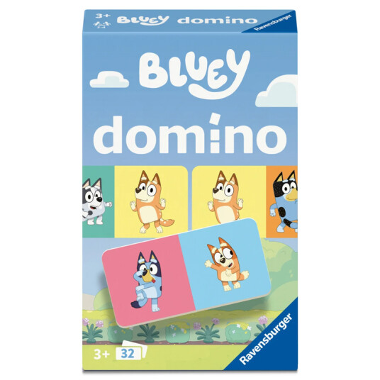 Ravensburger Bluey Domino Barnespill med 32 Brikker Ravensburger Bluey Domino Barnespill med 32 Brikker