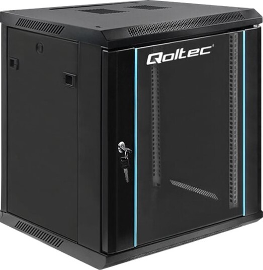 Qoltec Rack Skap Svart 12U 19" Qoltec Rack Skap Svart 12U 19"