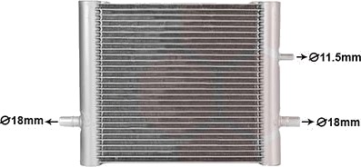 VAN WEZEL 02012711 Radiator motorkjøling