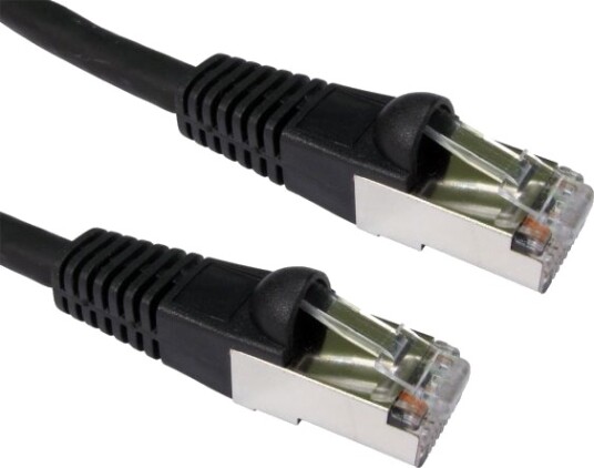 Cables Direct Cat6a Rj 45 S Ftp Sf/Utp Ftp Utp Sort 1.5M 1,5 M Cables Direct Cat6a Rj 45 S Ftp Sf/Utp Ftp Utp Sort 1.5M 1,5 M