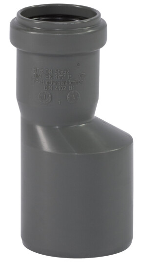 HT SAFE REDUKSJON PP GRÅ 50/32MM