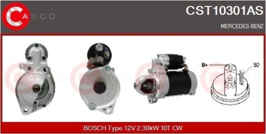 CASCO CST10301AS Starter CASCO CST10301AS Starter