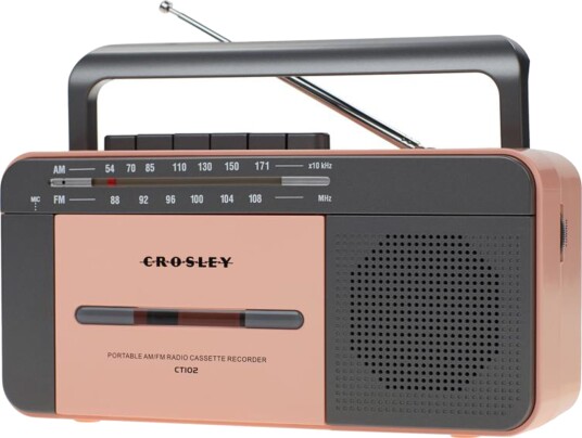 Crosley CT102 Cassette Player Rose Gold/Grey