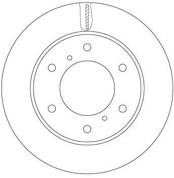 Bremseskive TRW DF6735