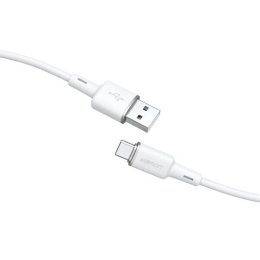 Acefast Usb-A - Usb-C Usb-Kabel 1,2 M Hvit (6974316280774)