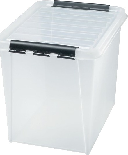 Smartstore Oppbevaringsboks classic 50 med lokk b: 39cm l: 39cm h: 41cm transparent