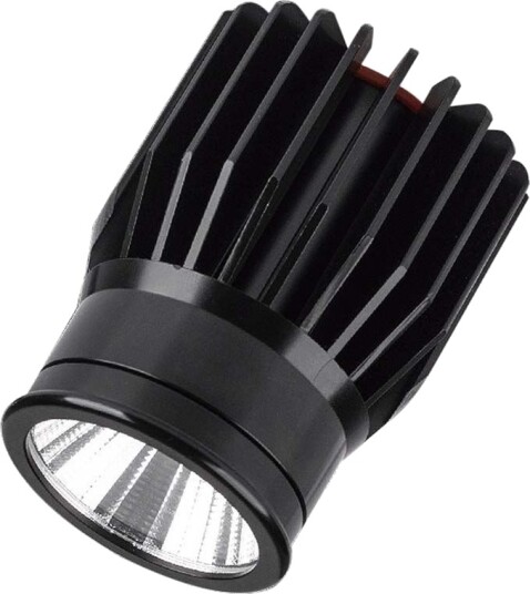 V Tac 18W LED innfellingsspot   1900lm 6400K sort IP20 aluminiumsmateriale   Kulør : Kald
