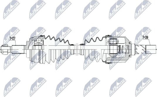 Nty Drivaksel NTY NPW RE 083