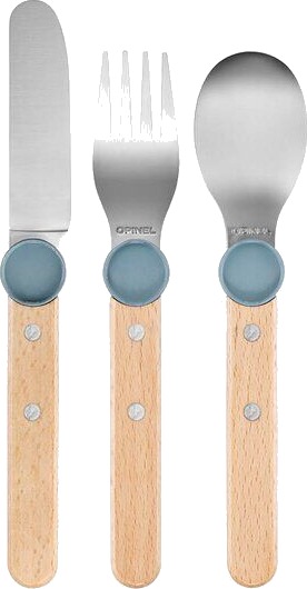 Opinel Petit Gourmet Barnebestikk 3 Deler Regnblå