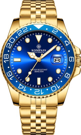 Kompass Monarch Gold Blue