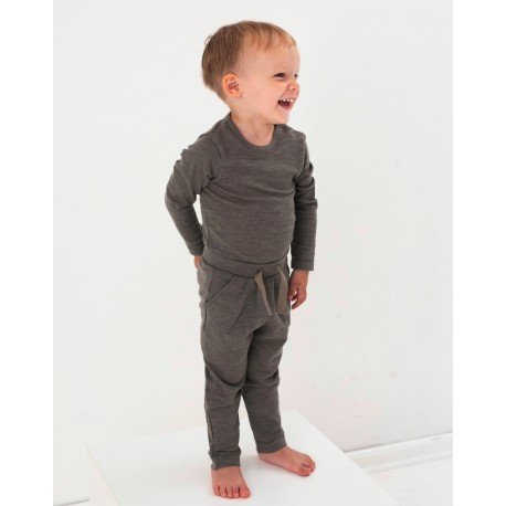 Bukser Med Snor I Midjen I 100% Merinoull Til Baby Bukser Med Snor I Midjen I 100% Merinoull Til Baby