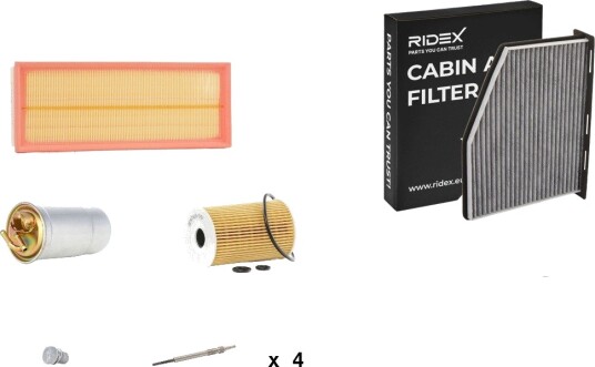 Servicepakke RIDEX 4682P22162