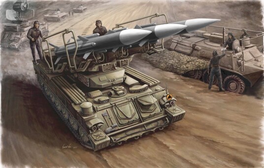 Trumpeter 1/35 Russian SAM-6 Anti-Aircraft Missile