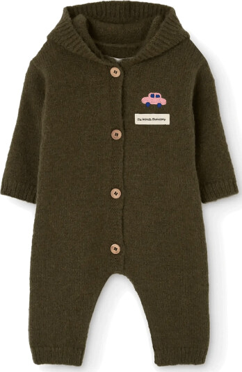 THE ANIMALS OBSERVATORY Boar Baby Jacket Jumpsuit Brown 86/92