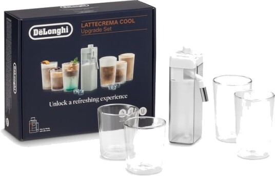 De"Longhi LatteCrema Cool melkeskummer oppgraderingssett transparent De"Longhi LatteCrema Cool melkeskummer oppgraderingssett transparent