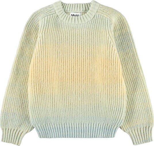 Molo Genser Strikk Sjefer Space Fargestoff Green Molo 11 12 år (146 152) Genser Beige Blå Grønn Gul