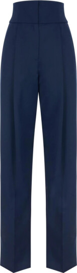 Elisabetta Franchi Dame Bukser Blå XS,