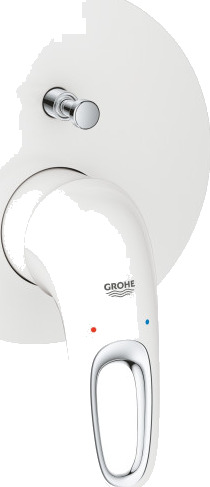 Grohe Eurostyle Badekarbatteri For Innbygging Månehvit Grohe Eurostyle Badekarbatteri For Innbygging Månehvit