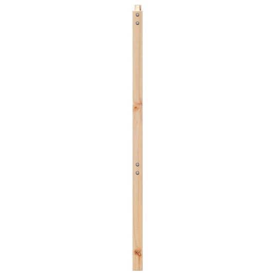 vidaXL Sengegavl 206x4x100 cm heltre furu
