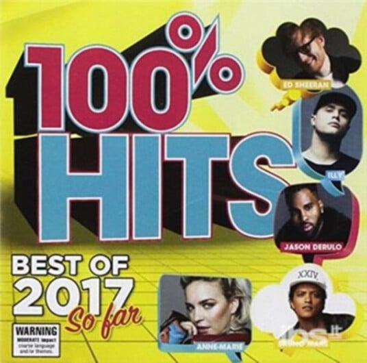 Diverse Artister  100% Hits: Best Of 2017 So Far  CD