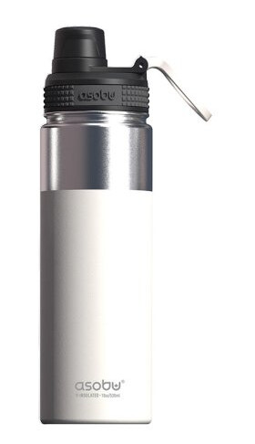 Asobu Alpine Flask 530 Ml Turgåing Hvit Rustfritt Stål Voksen Mann/Kvinne