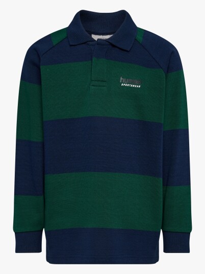 Hummel Dress Blues Jr Loose Striped Polo L/S 146-152
