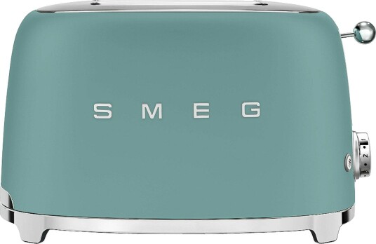 Smeg 50's Style Brødrister 2 skiver Smaragdgrønn TSF01EGMEU Smeg 50's Style Brødrister 2 skiver Smaragdgrønn TSF01EGMEU