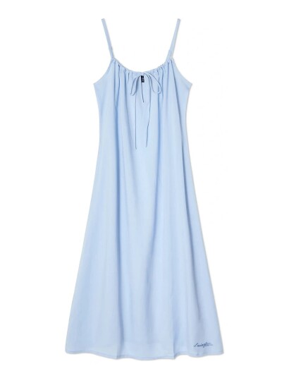Lexington Home Lyocell Nightgown   Blue   M