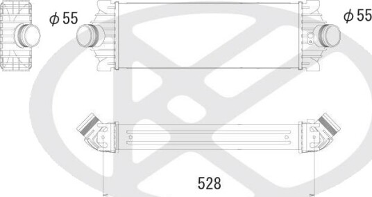 Intercooler KOYORAD IA320116 Intercooler KOYORAD IA320116