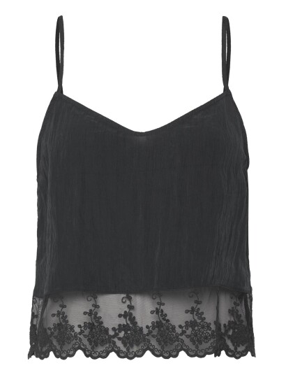 Monki Strap Bloomers Top Black XS Monki Strap Bloomers Top Black XS