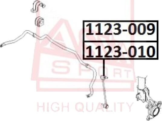 stang, stabilisator ASVA 1123-009