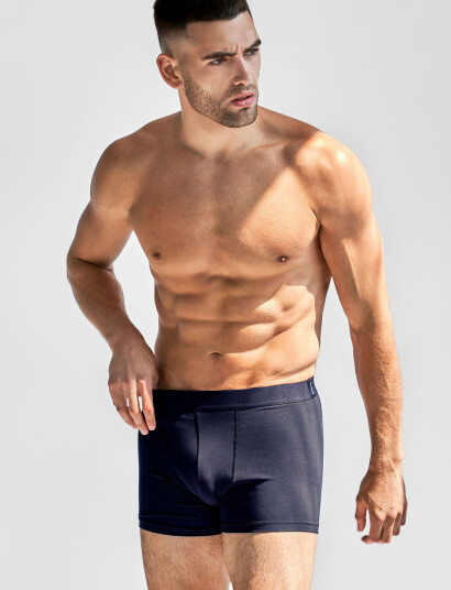 Bread & Boxers 3-Pack Boxer Brief - Blue - XL