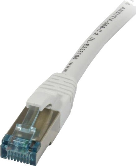 SYNERGY Patchkabel RJ45 CAT6A 500Mhz,15m weiss S-STPS/FTP,TPESuperflex Synergy 21