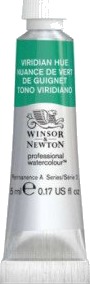Winsor Newton Akvarell pro 5 ml Viridian Hue 696