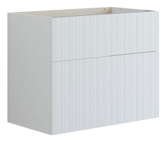 Dansani Inzo Urban Riflet Servantskap 2 Skuff B60 120xh64xd44cm Hvit Matt / 80cm
