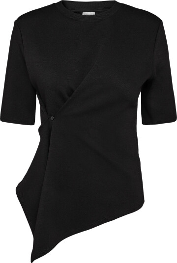 Object Objabbey 2/4 Re Top 147 Black XS